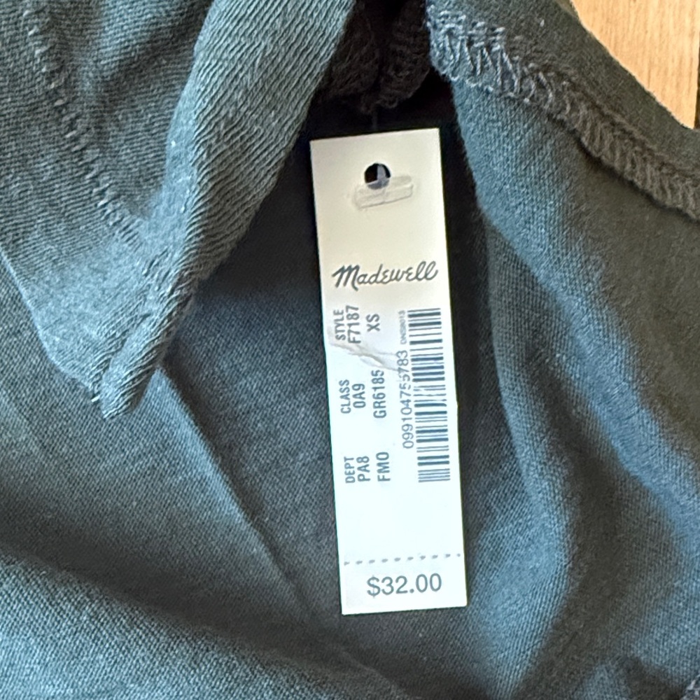 Madewell Forest Green Turtleneck Top XS - Picture 2 of 15